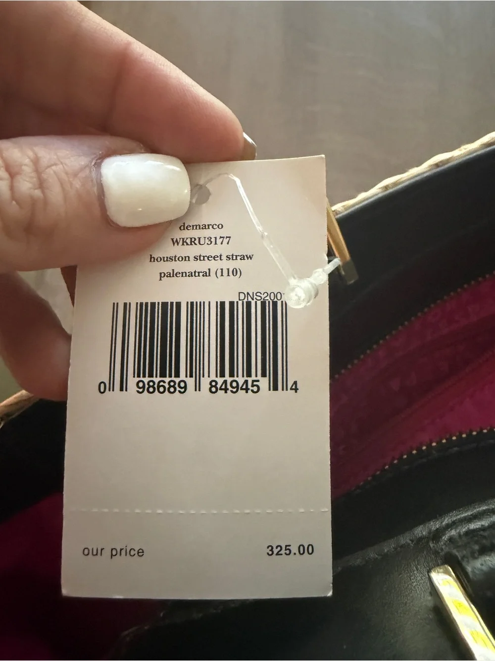 Kate Spade Houston Street Straw Tote Bag